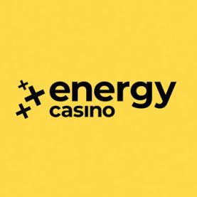 Logo Energy Casino na tle dynamicznego tła
